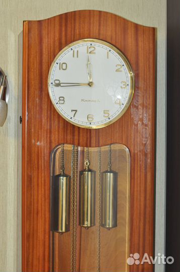 Антикварные напольные часы Янтарь Четвертные 150