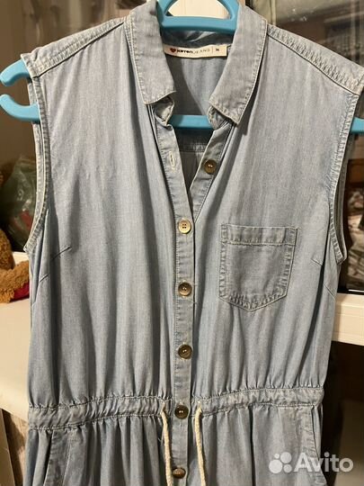 Сарафан джинсовый женский