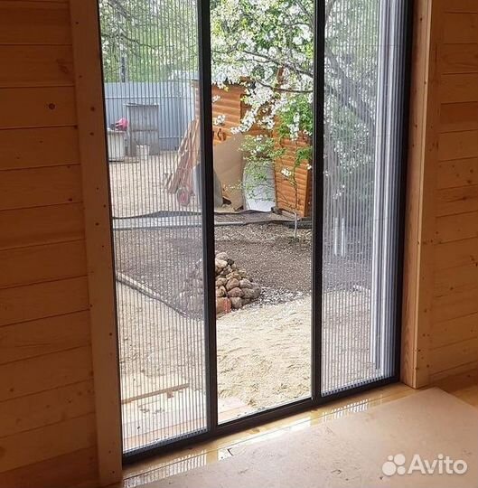 Москитные сетки плиссе на окна и двери