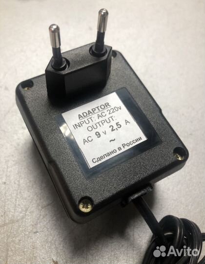Блок питания 9в Ас разные