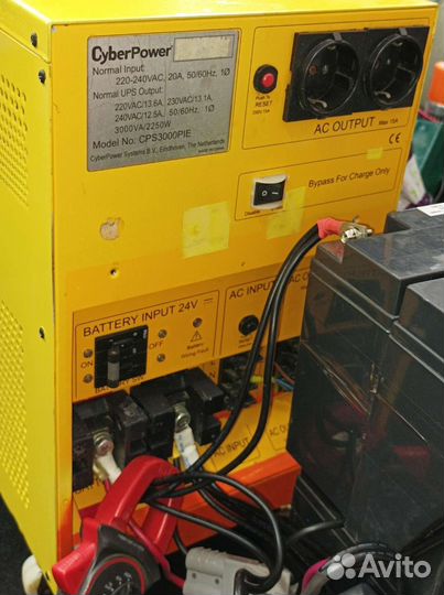 CyberPower cps3000pie ибп для котла, чистый синус
