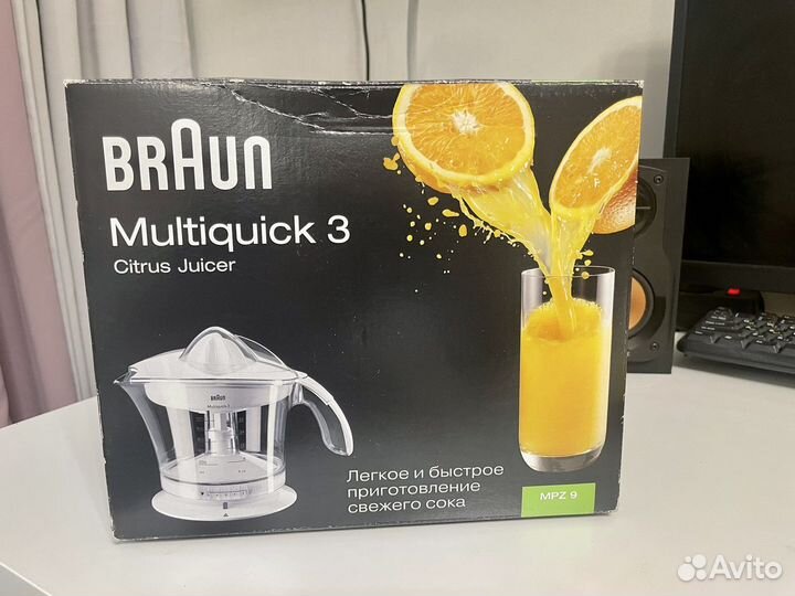 Новая соковыжималка Braun