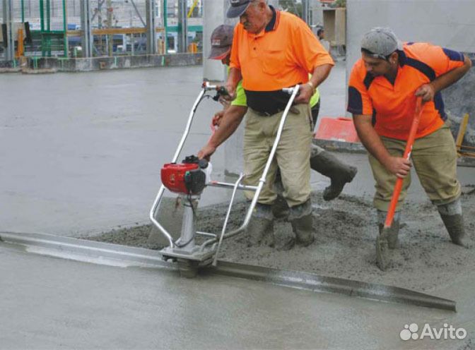 Виброрейка плавающая электрическая для бетона