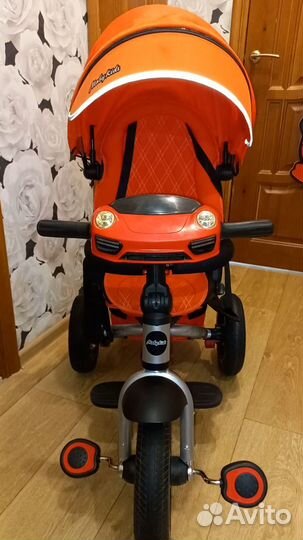 Велосипед с родительской ручкой