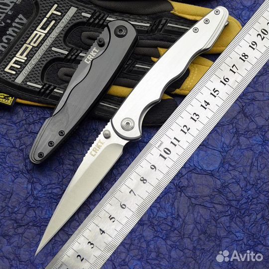 Нож складной Flat Out ст.8Cr13MoV (crkt) (чёрный)