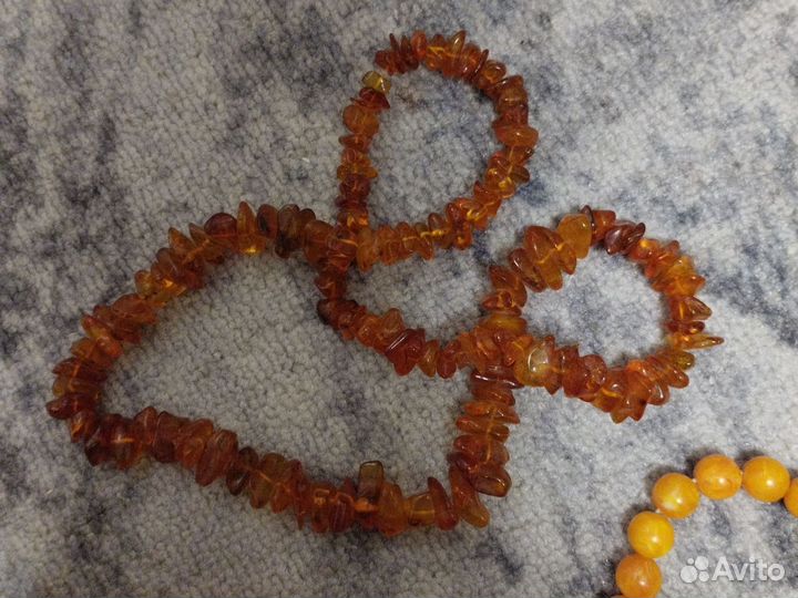Бусы янтарь СССР