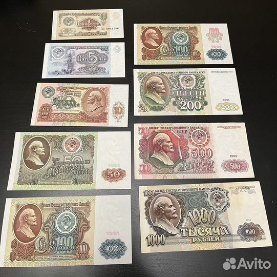 Банкноты 1991 года