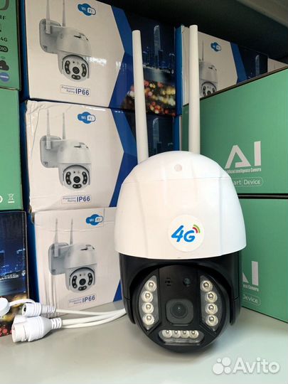 4G PTZ-Камера видеонаблюдения 2мп