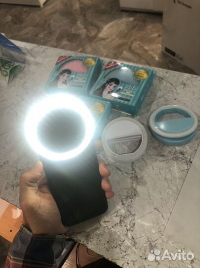Селфи лампа на телефон кольцевая