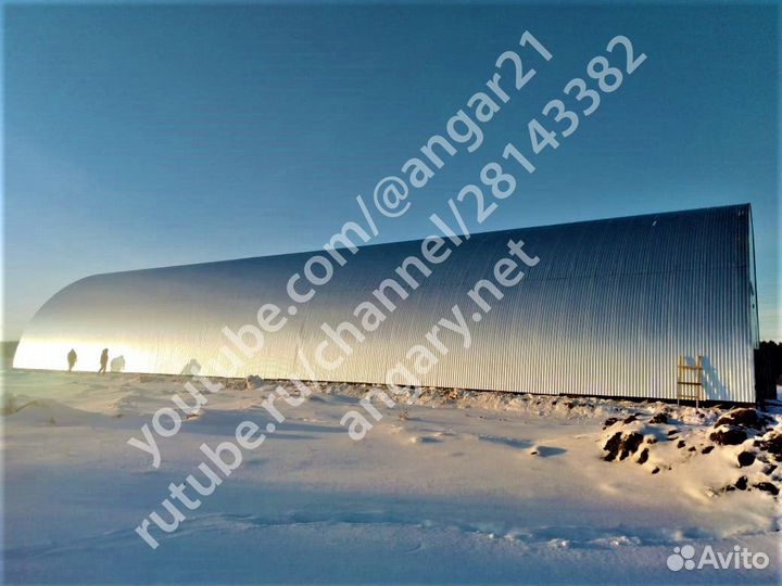 Ангар под ключ 210 м2