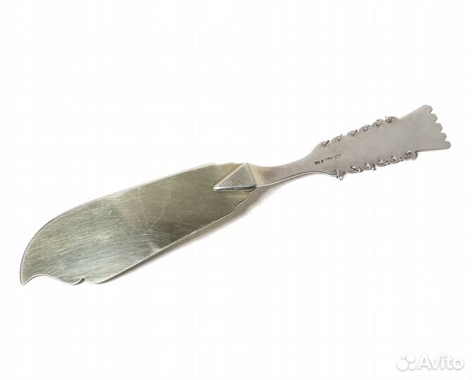 Серебряный сервировочный нож-лопатка. Швеция, 1966