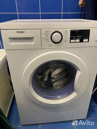 Стиральная машина Haier 3 года, рабочая