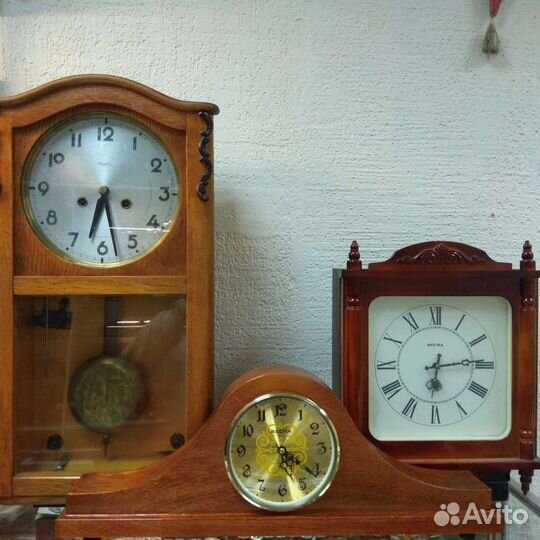 Часы настенные, настольные. СССР