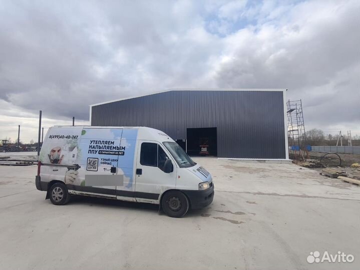 Заливка ППУ утепление полов