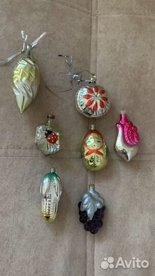 Игрушки новогодние СССР