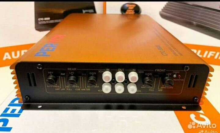 Автомобильный усилитель 4 канала