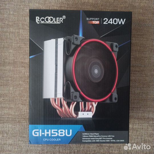 Кулер для процессора PCcooler GI-H58U corona R