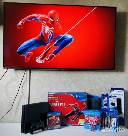 Ps4 slim I Sony Playstation 4 Человек-Паук