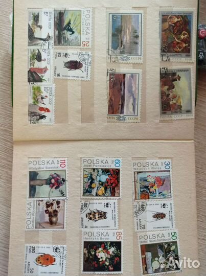 Альбом с почтовыми марками СССР