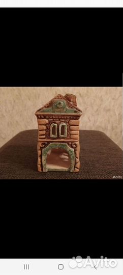 Домик,типа глина.керамика (аквариум