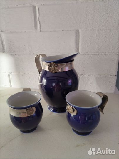 Кувшин и 2 кружки, винтаж, СССР