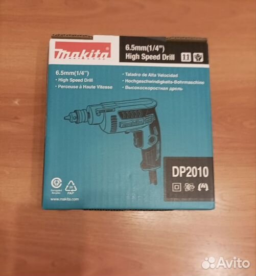 Новая дрель шуруповерт DF0300X3 makita