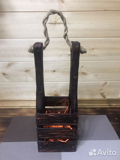 Ящик подарочный для вина. Упаковка подарков