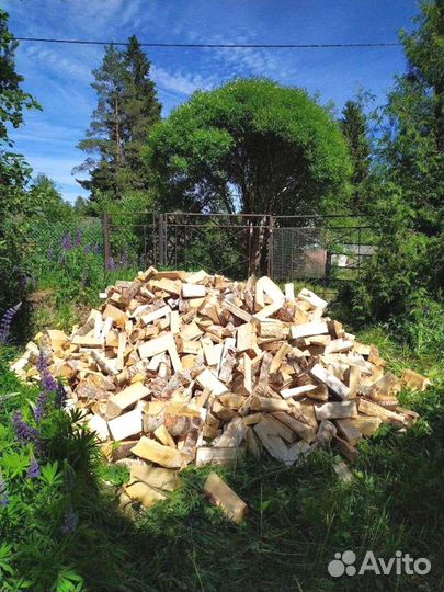Дрова березовые. Колотые