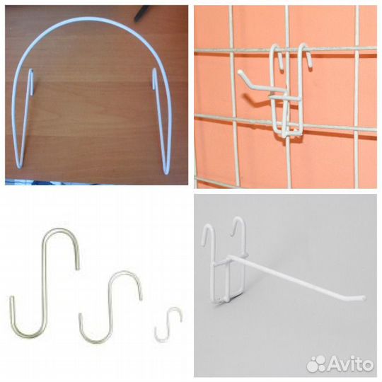 Крючки и комплектующие на сетку