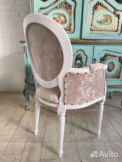 Стул с подлокотниками Дизайнерский Гусь, Дерево