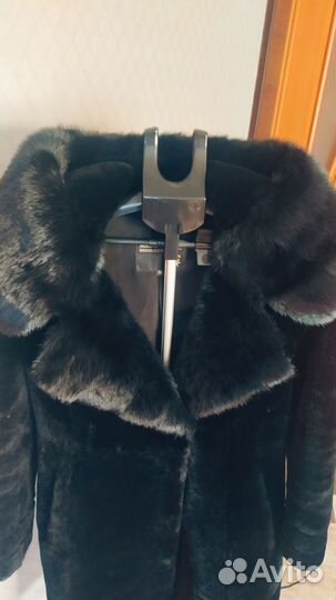 Шуба мутоновая с норкой 44-46