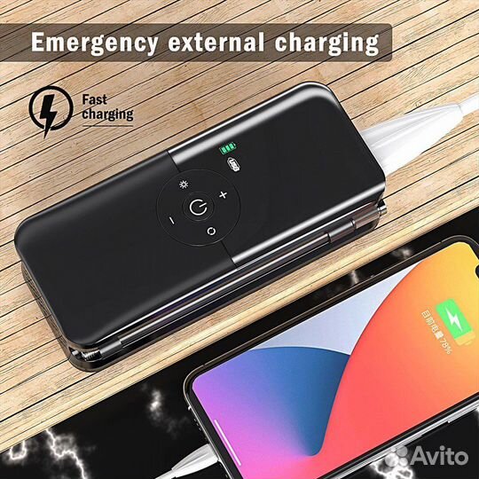 Компрессор аккумуляторный Carsun / Насос