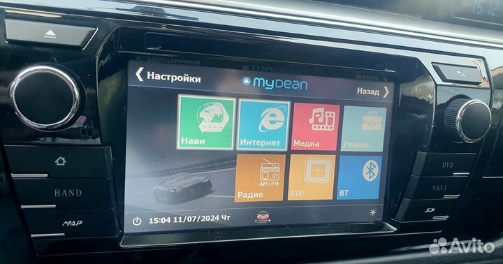 Магнитола toyota corolla 170