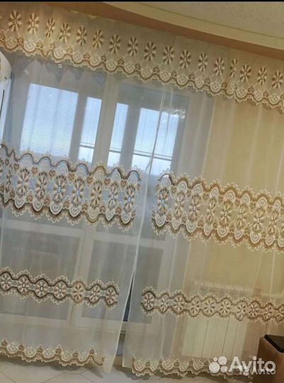 Штора тюлевая