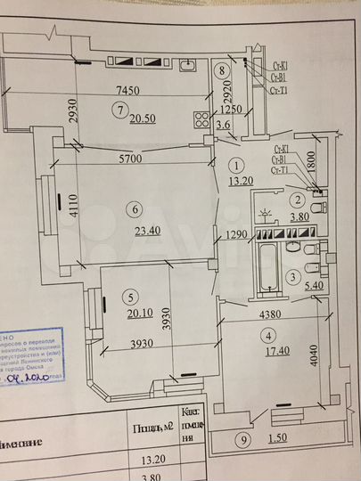 3-к. квартира, 107 м², 8/17 эт.