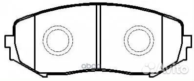 Колодки тормозные дисковые HP8447 HSB