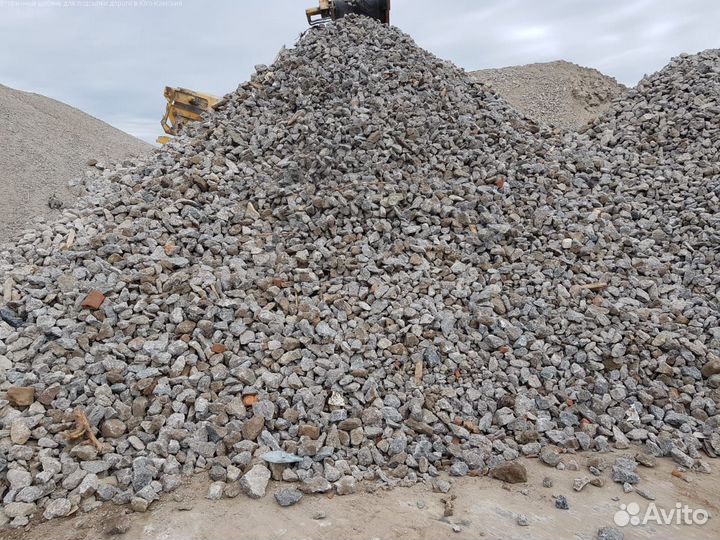 Вторичный щебень для подсыпки дороги в Юго-Камский