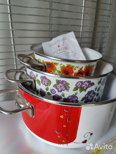 Эмалированная посуда новая
