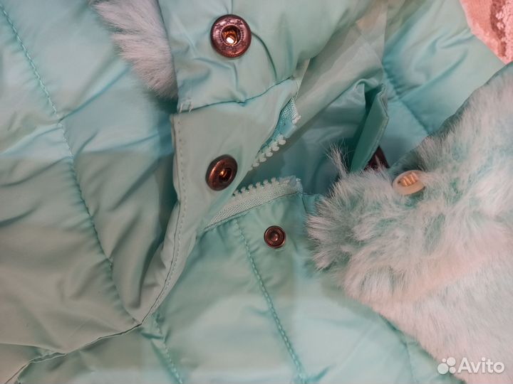 Пуховик женский длинный