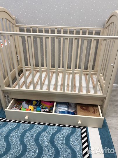 Детская кровать Гандылян 120 на 60 цвет