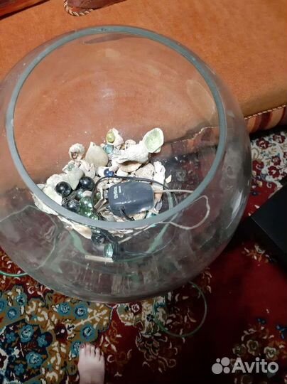 Аквариум круглый СССР