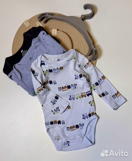 Боди Н&М комплект 3 шт