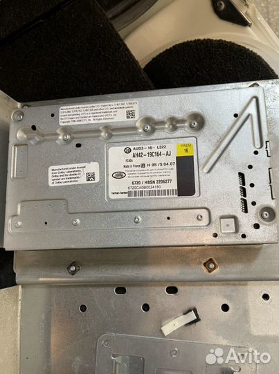 Усилитель музыки Ренж ровер вог спорт и ягар