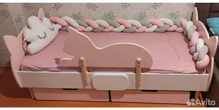 Детская кровать с ящиками сп место 70/160