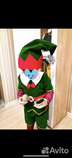 Костюм гнома новогодний детский