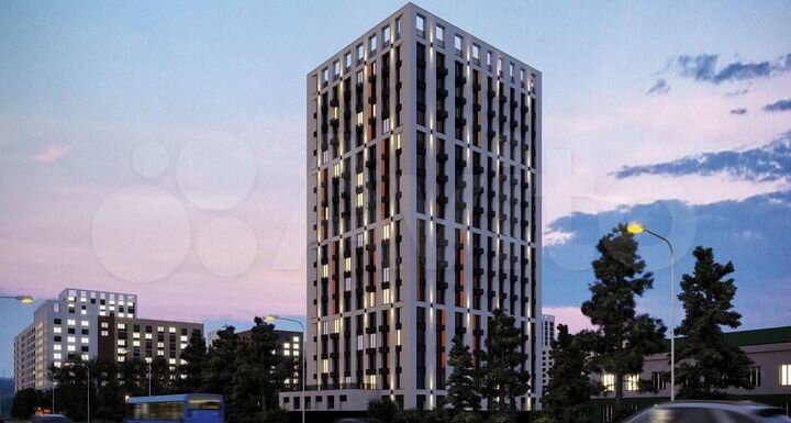 3-к. квартира, 60,2 м², 6/17 эт.