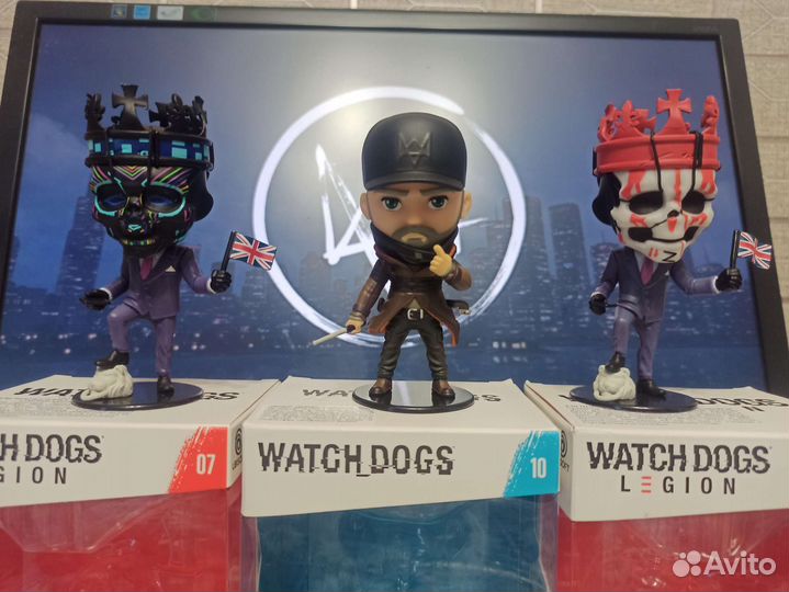 Фигурки Watch Dogs Chibi из серии Ubisoft Heroes