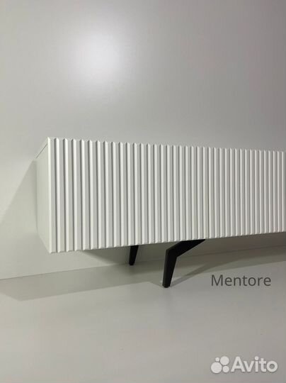 Тумба тв Bravo в белом цвете (2000х400х300 мм)