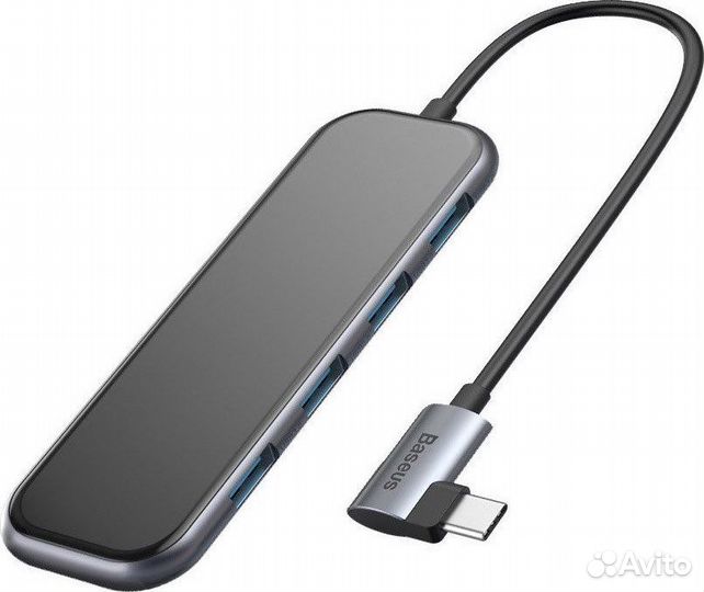 Хаб baseus 3 USB type-C концентратор разветвитель