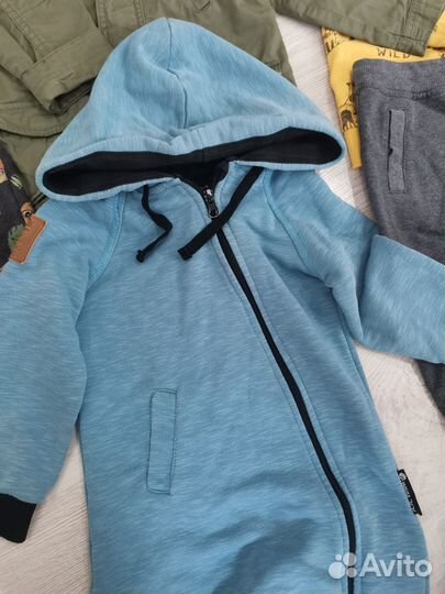 Большой пакет вещей на мальчика 86 92 hm